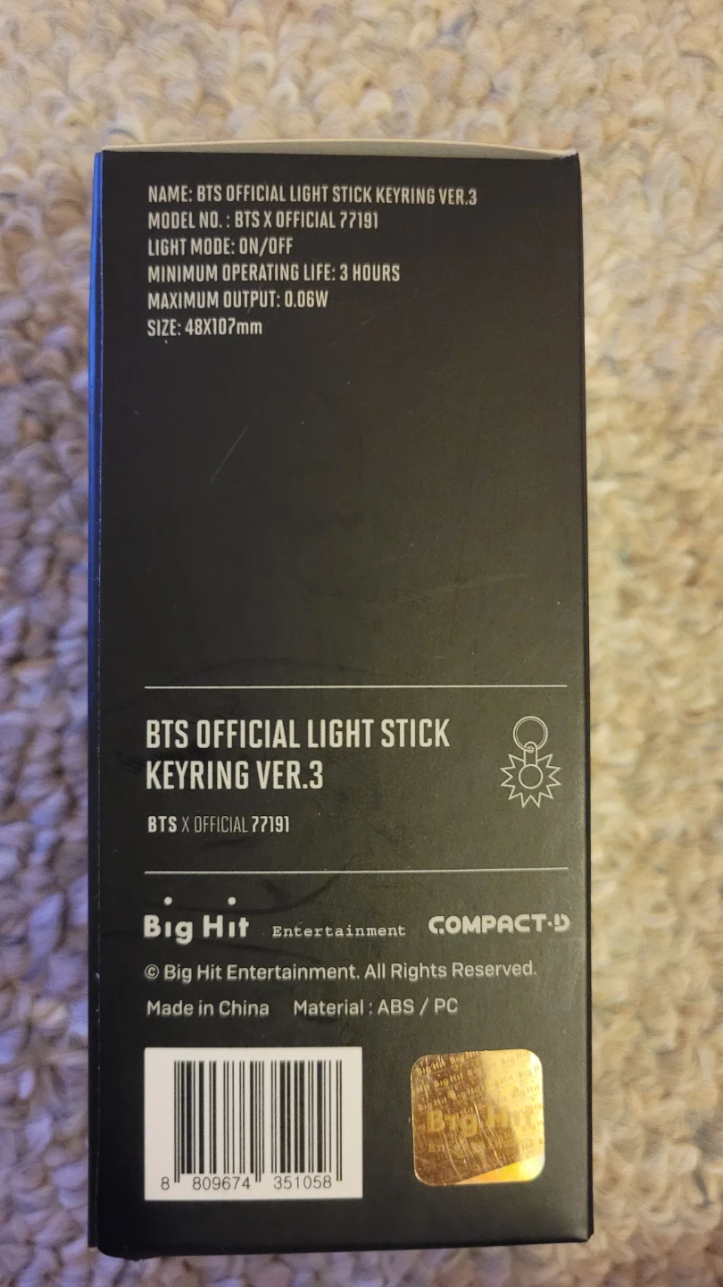 BTS Official Light Stick Keyring Ver.3 - photo 2
