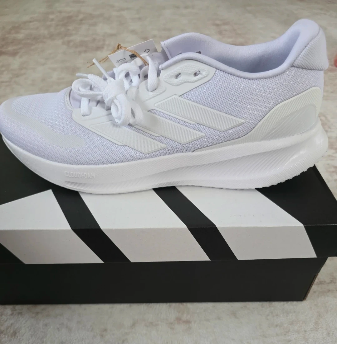 Adidas Cloudfoam White Running Shoes
