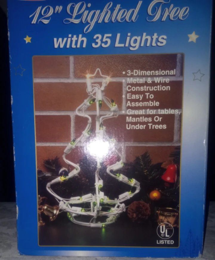 12" Lighted Christmas Tree with 35 Lights - photo 2