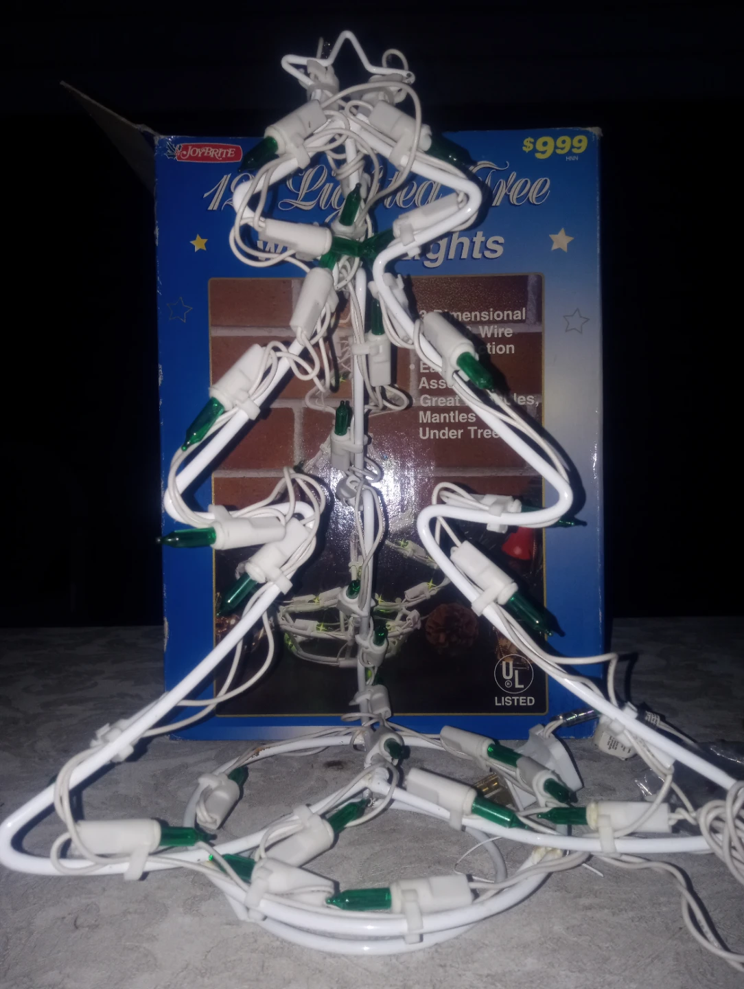 12" Lighted Christmas Tree with 35 Lights