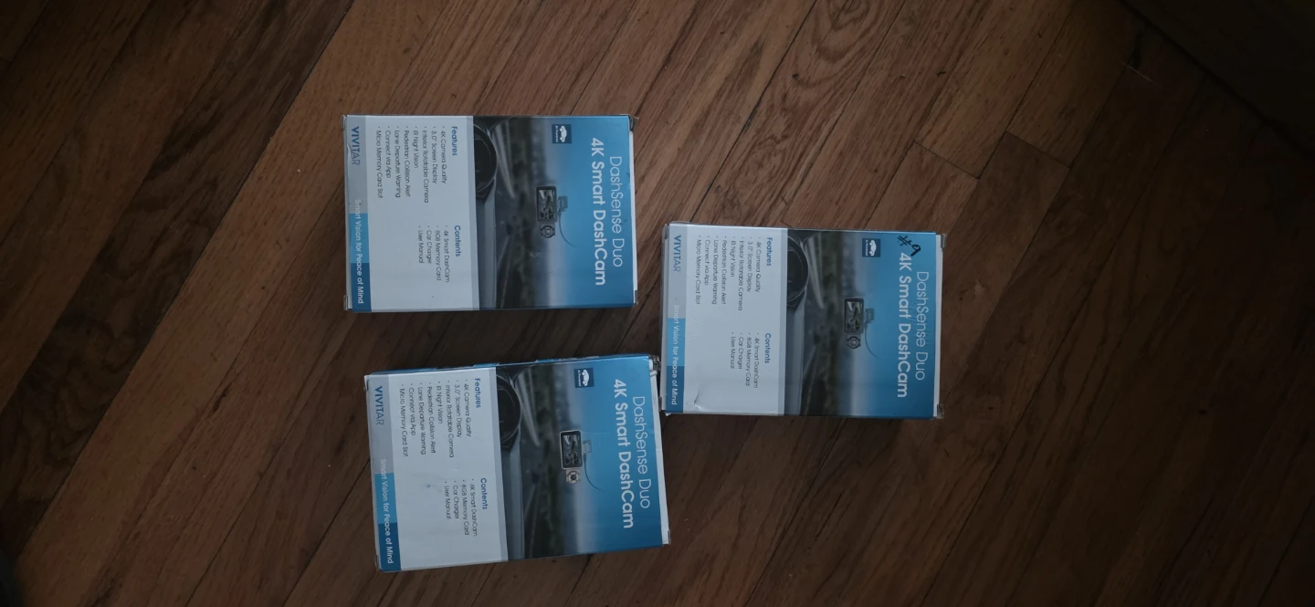 VIVITAR DashSense Duo 4K Smart DashCam 40 each - photo 3