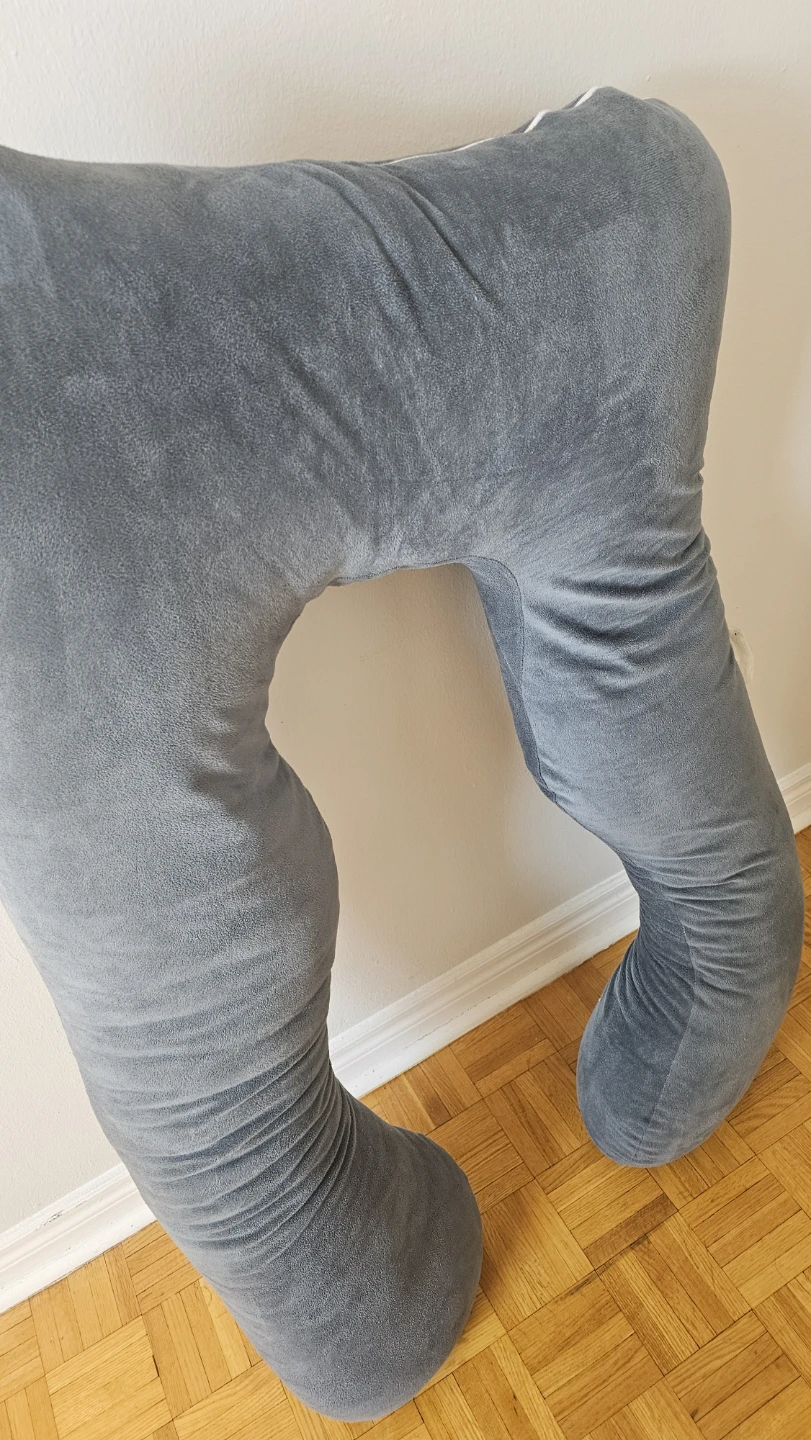 Grey U-Shaped Maternity Pillow - photo 2