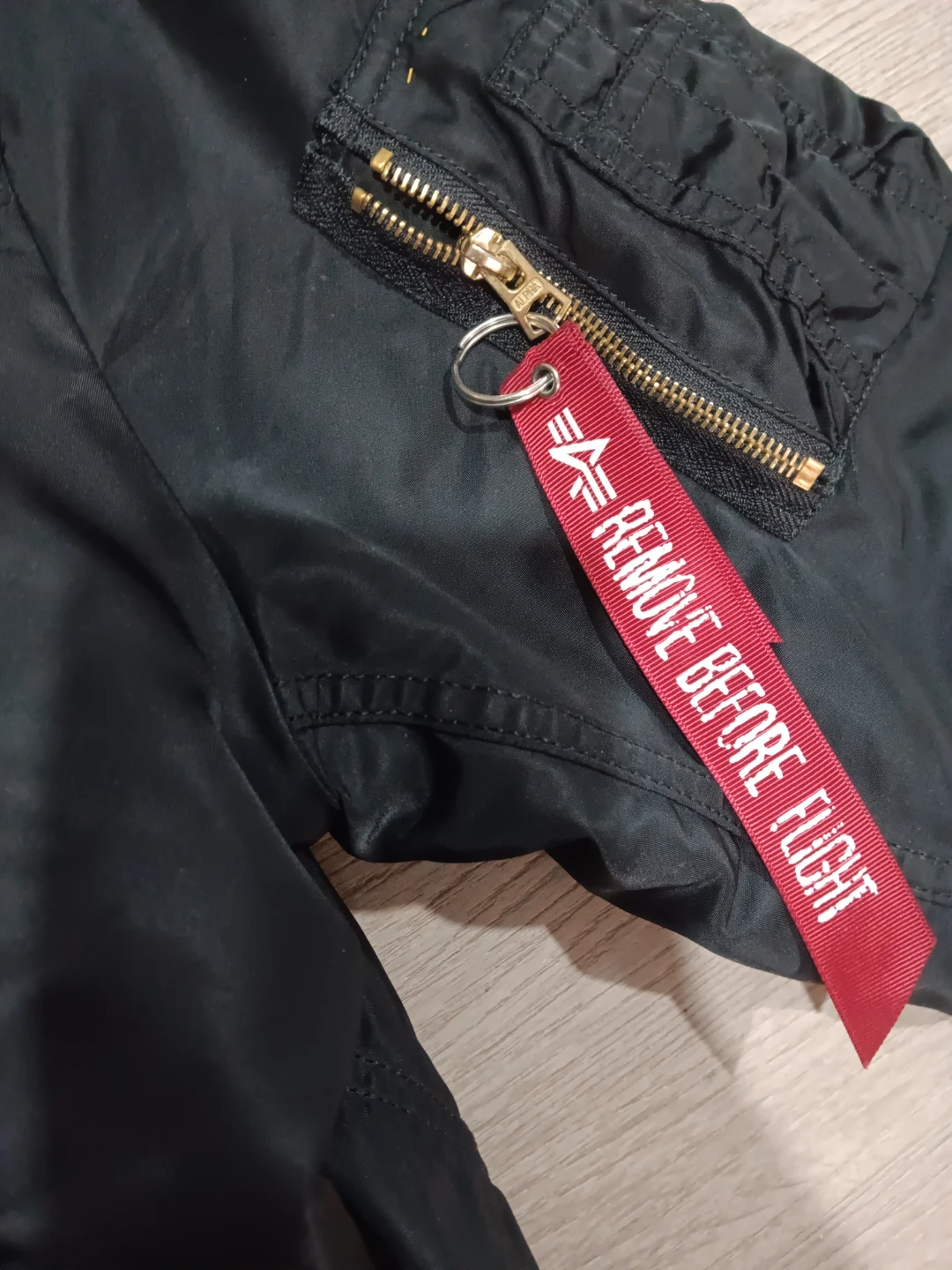 Alpha Industries MA-1 Bomber Jacket - Black - photo 3