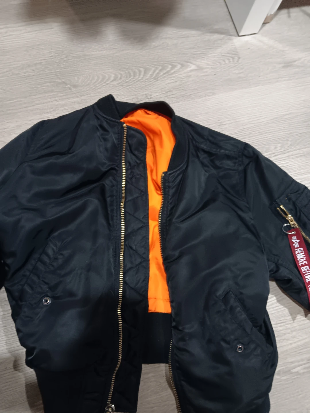 Alpha Industries MA-1 Bomber Jacket - Black - photo 5