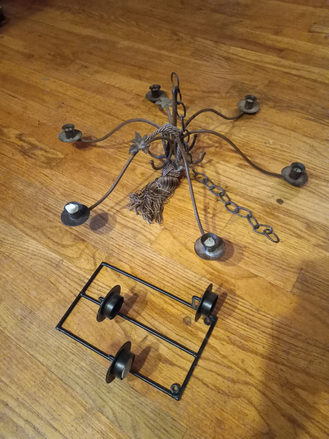 7-Arm Chandelier and scounces