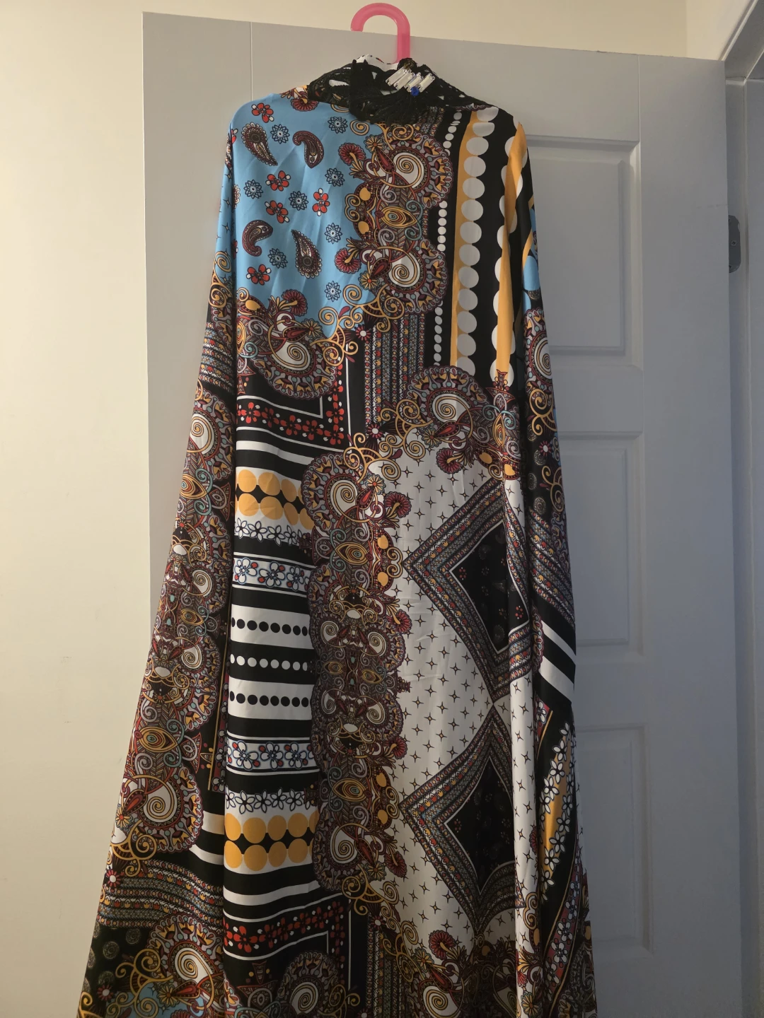 Paisley Print Maxi Dress