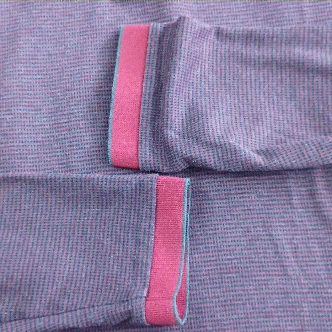 BOSS Hugo Boss Long Sleeve Polo Shirt - Burgundy - Size M - photo 2