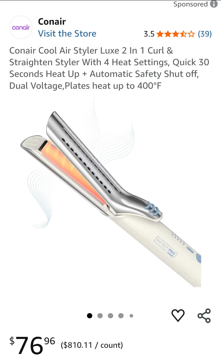 MythSight StyleVibe 6-in-1 Interchangeable Styler