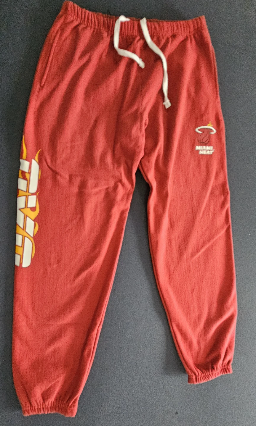 OVO Miami Heat Sweatpants XL Red