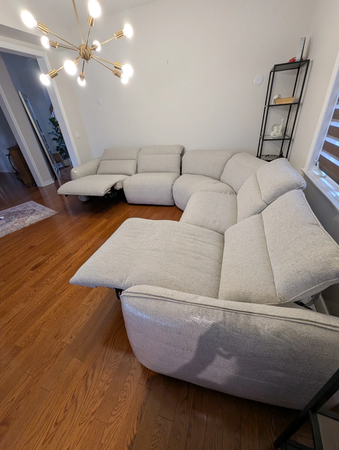 Sectional Sofa with Recliners - photo 2