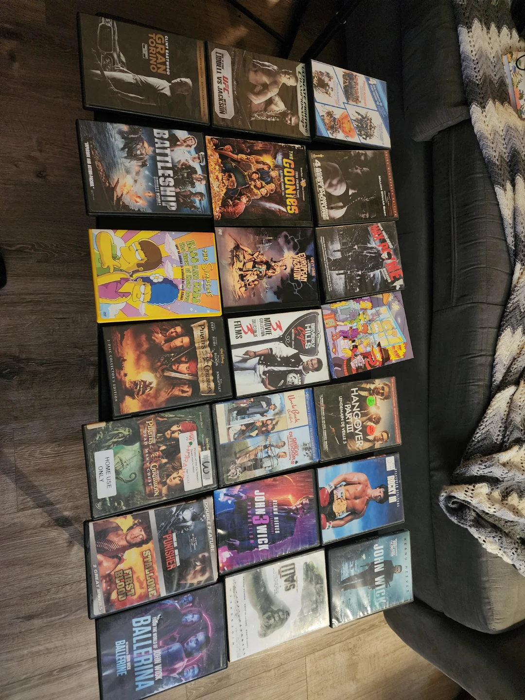 Collection of Movies on DVD