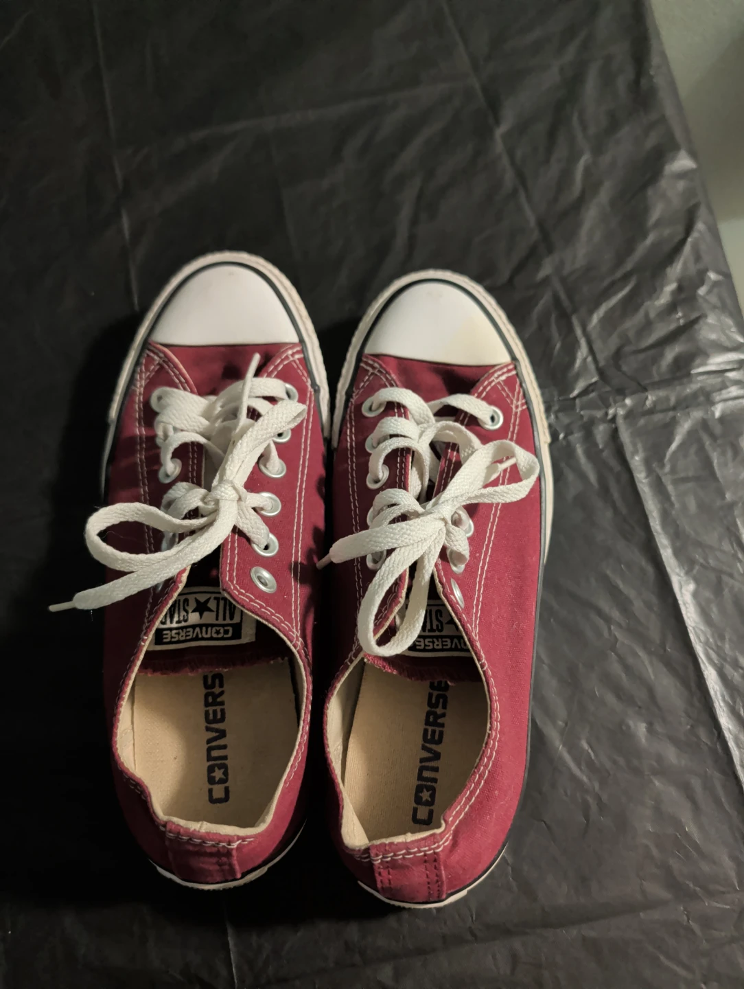 Converse Chuck Taylor All Star Burgundy Low Top Sneakers - photo 3