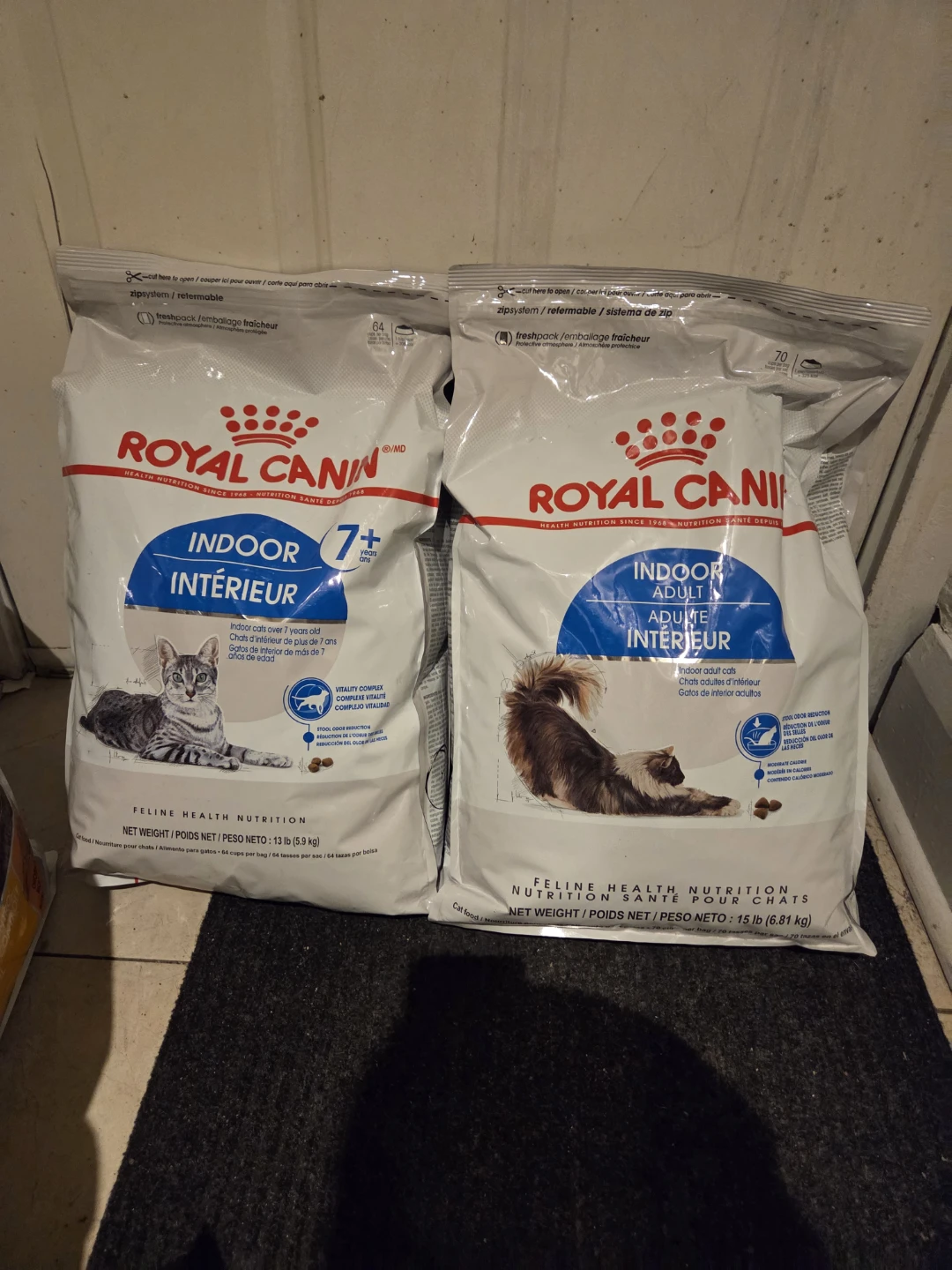 Royal Canin Indoor Cat Food - 13 lb and 15 lb bags