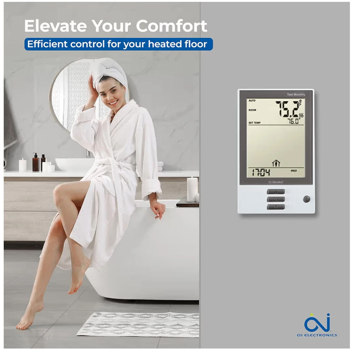 OJ Microline Programmable Floor Heating Thermostat - photo 4