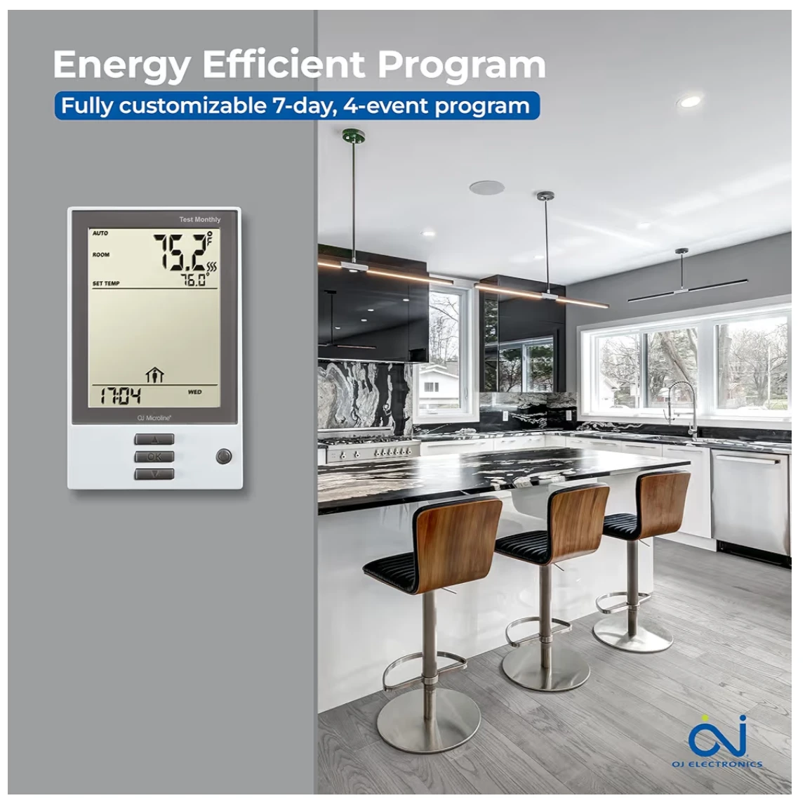 OJ Microline Programmable Floor Heating Thermostat - photo 5