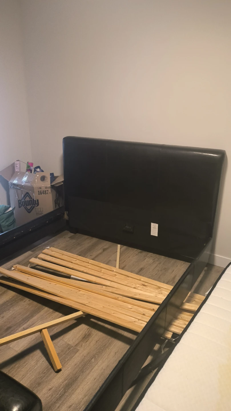 Queen Size Bed Frame and Box Spring