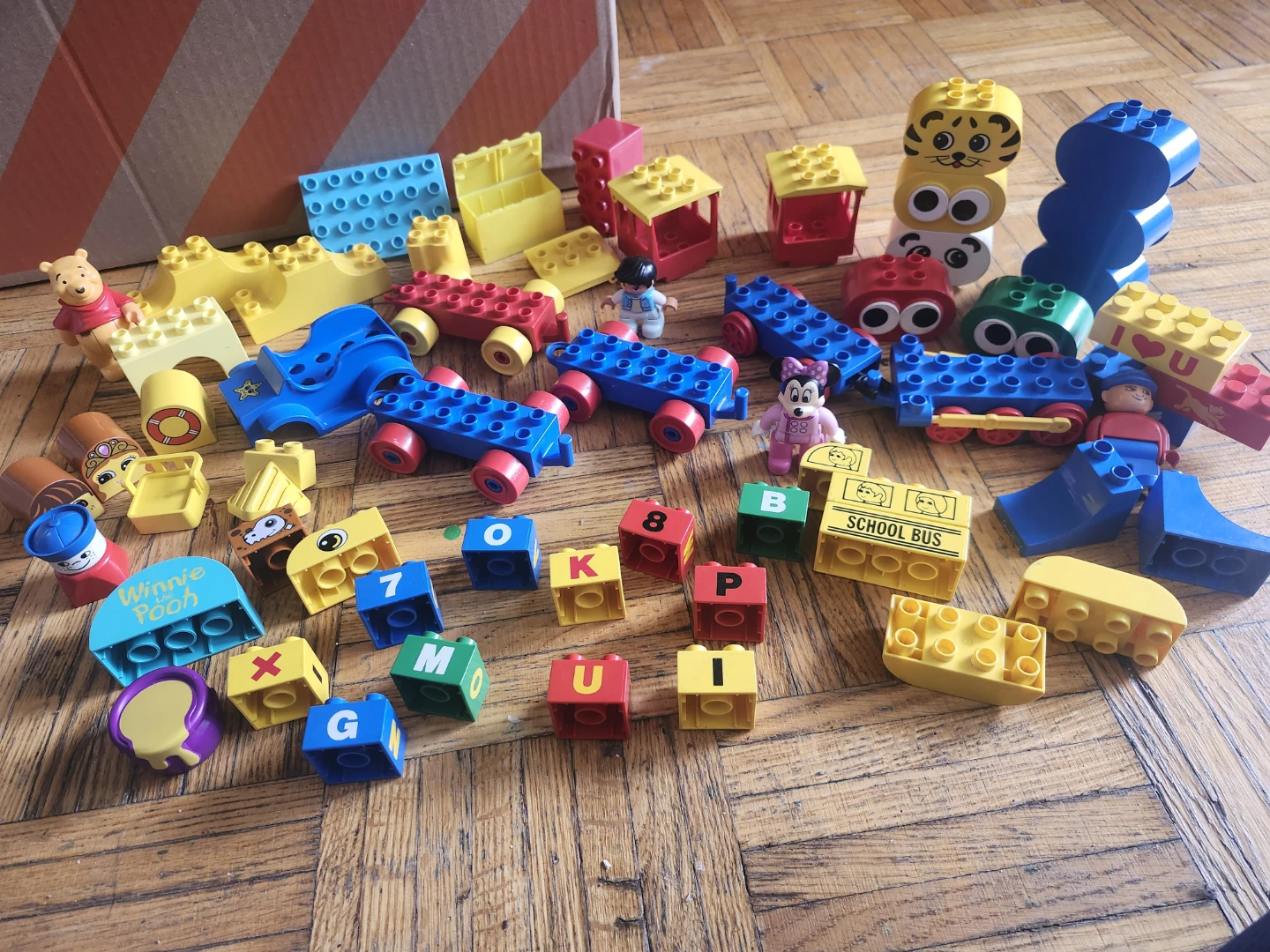Vintage Assorted LEGO DUPLO Blocks