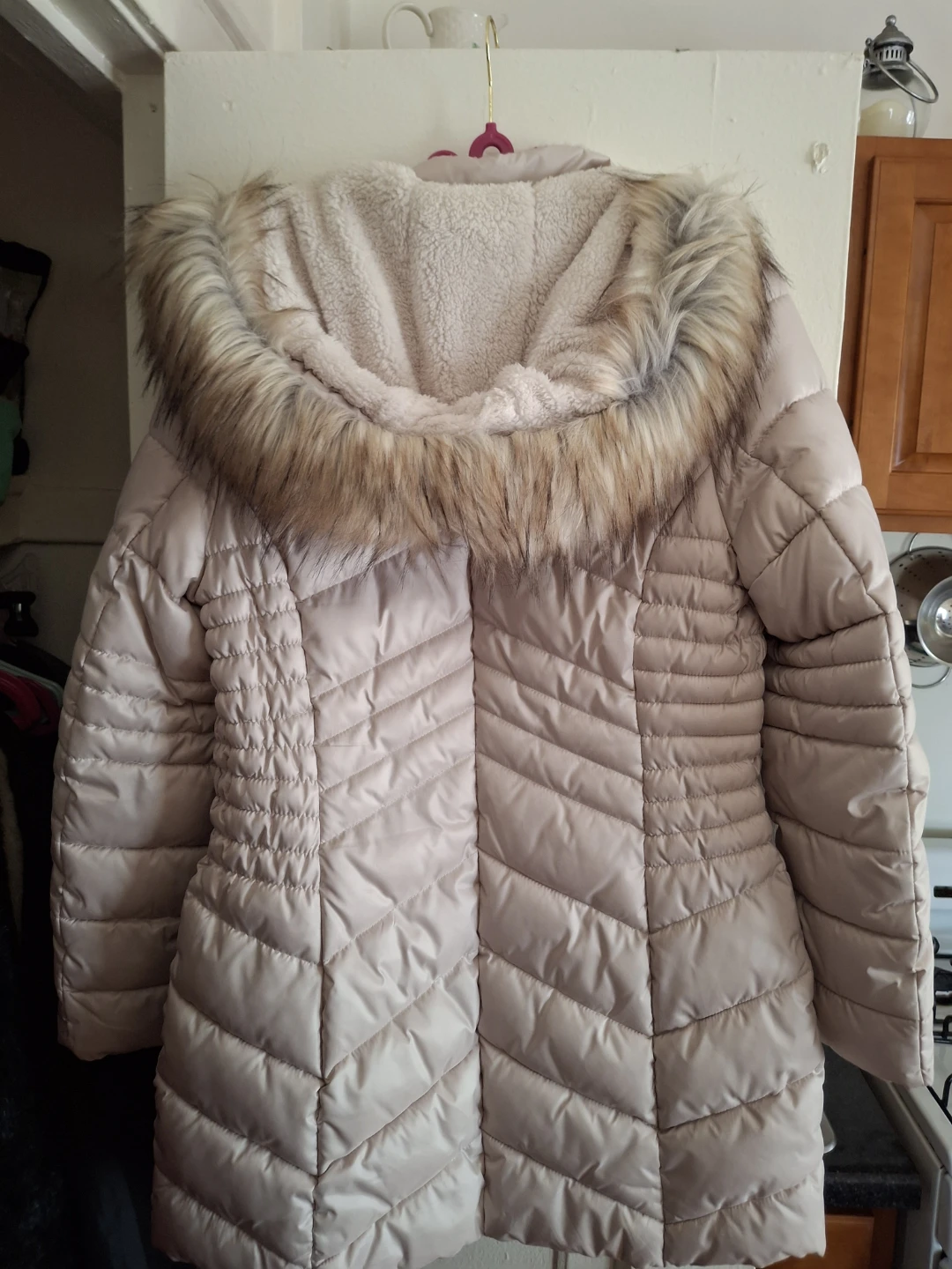 Laundry by Shelli Segal Women's Puffer Coat wFur Hood - photo 3