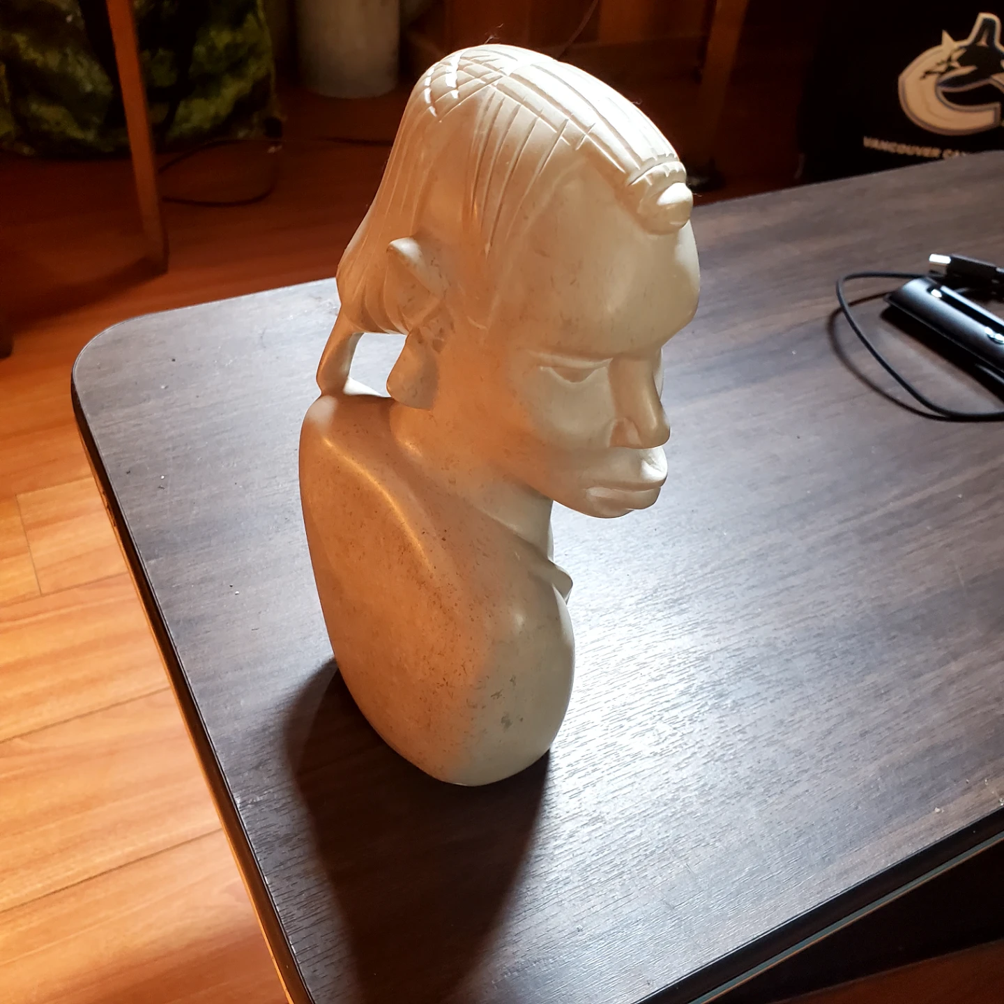 Hand Carved Bust Sculpture - Made in Kenya