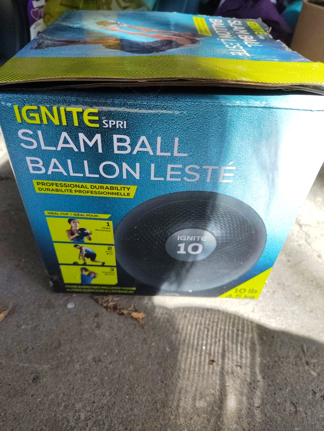 SPRI Ignite Slam Ball 10 lb - photo 2