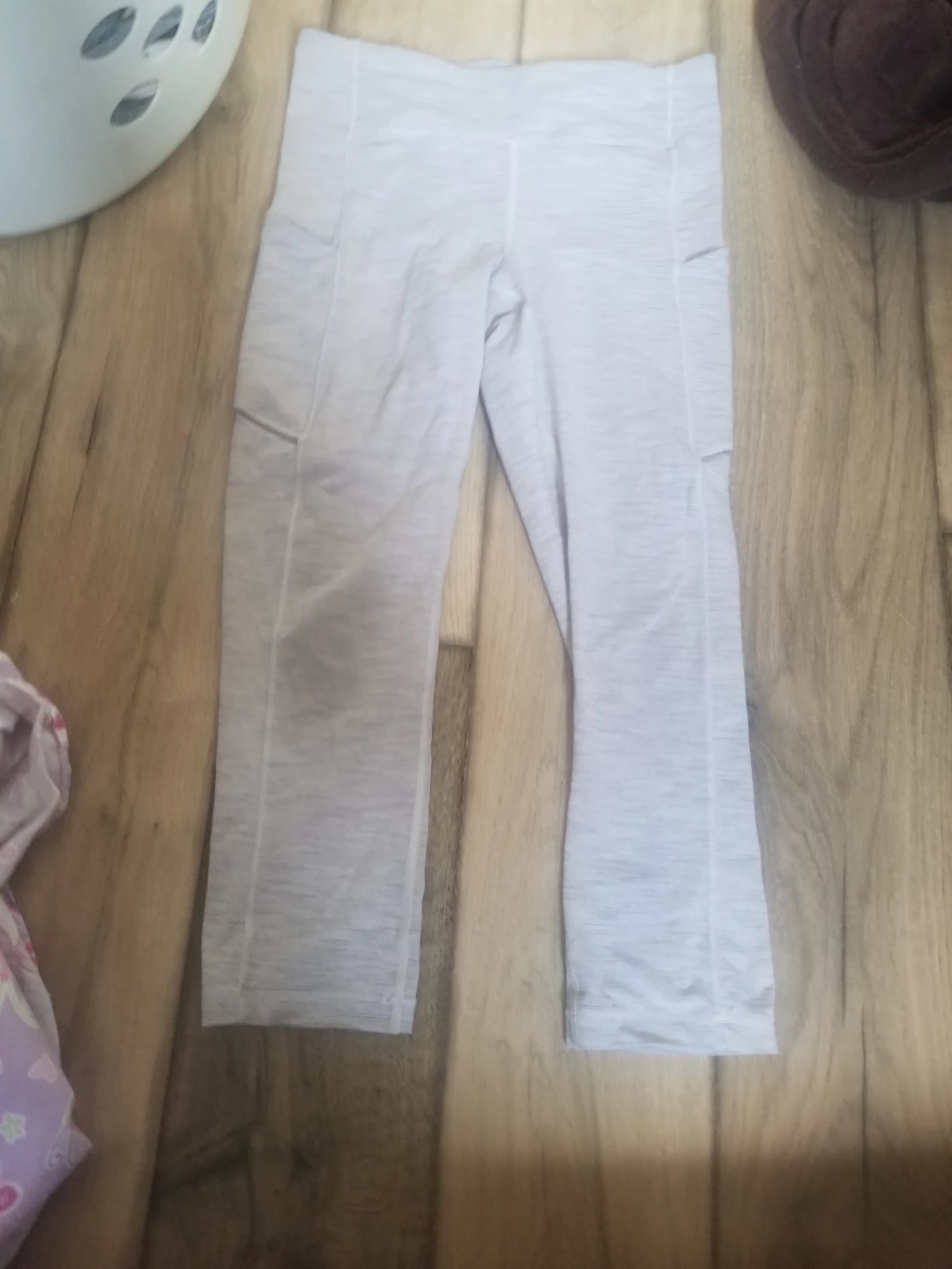 Lululemon Grey Striped Crop Leggings - photo 4