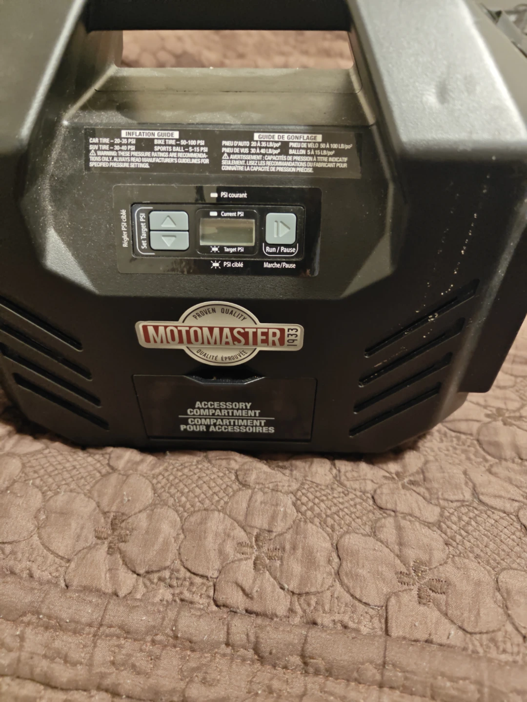 Motomaster 120V Air Compressor
