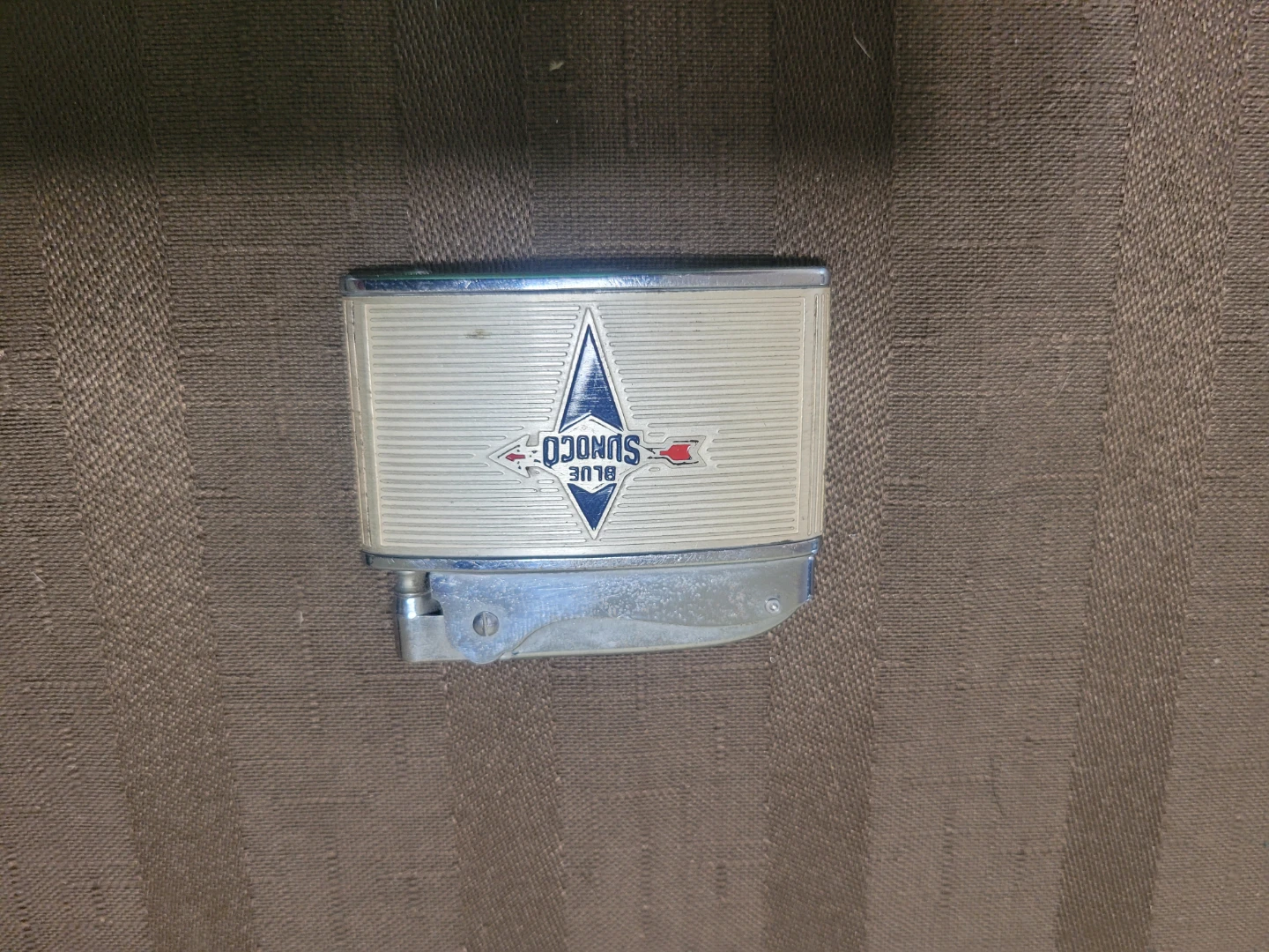 Vintage Little Billboard Sunoco Blue Quality Lighter