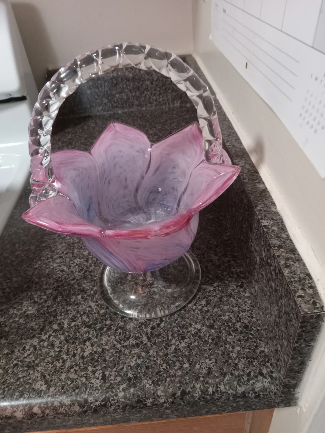 Glass Easter Basket