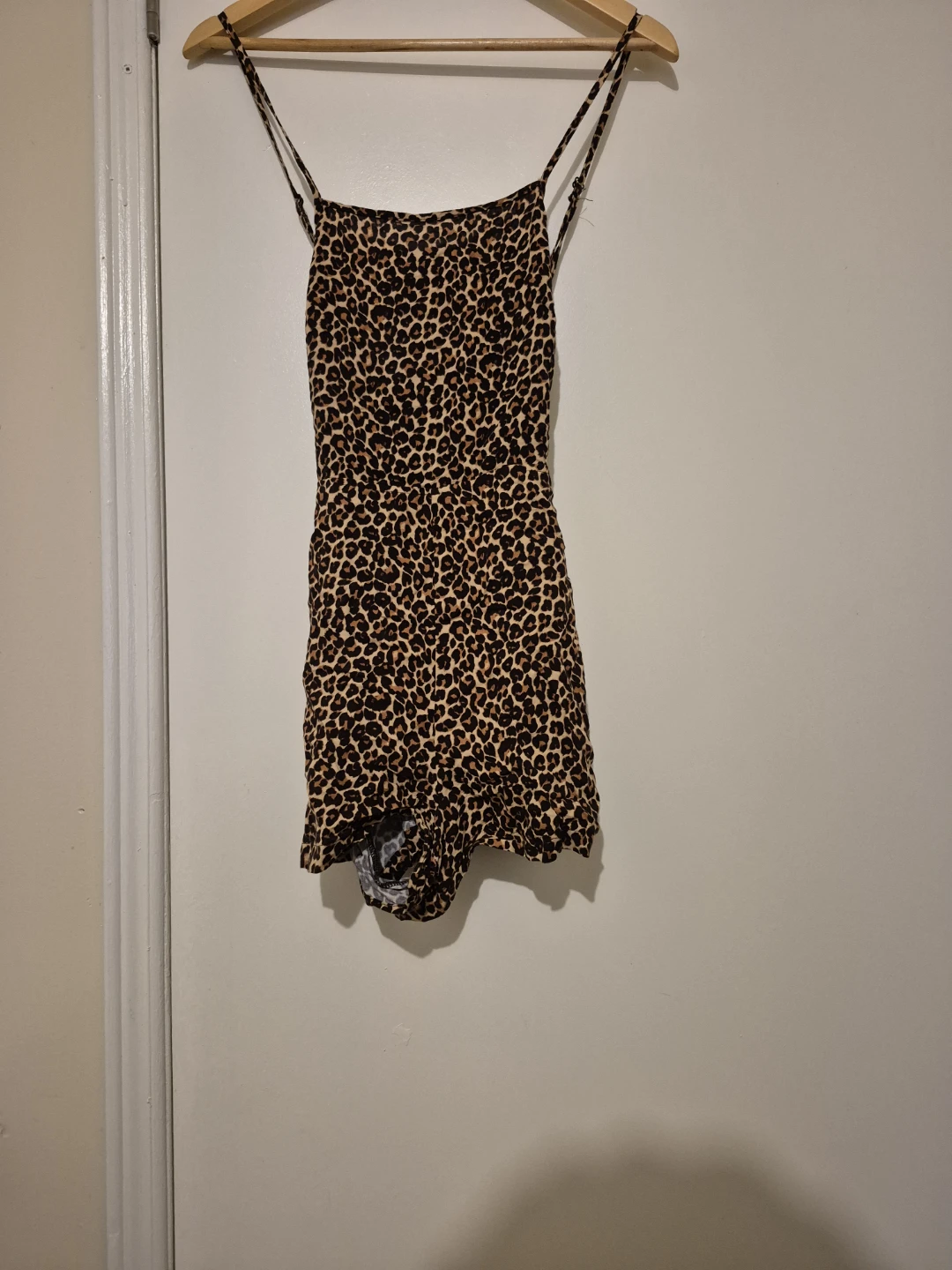 American Apparel Leopard Print Romper - Size M