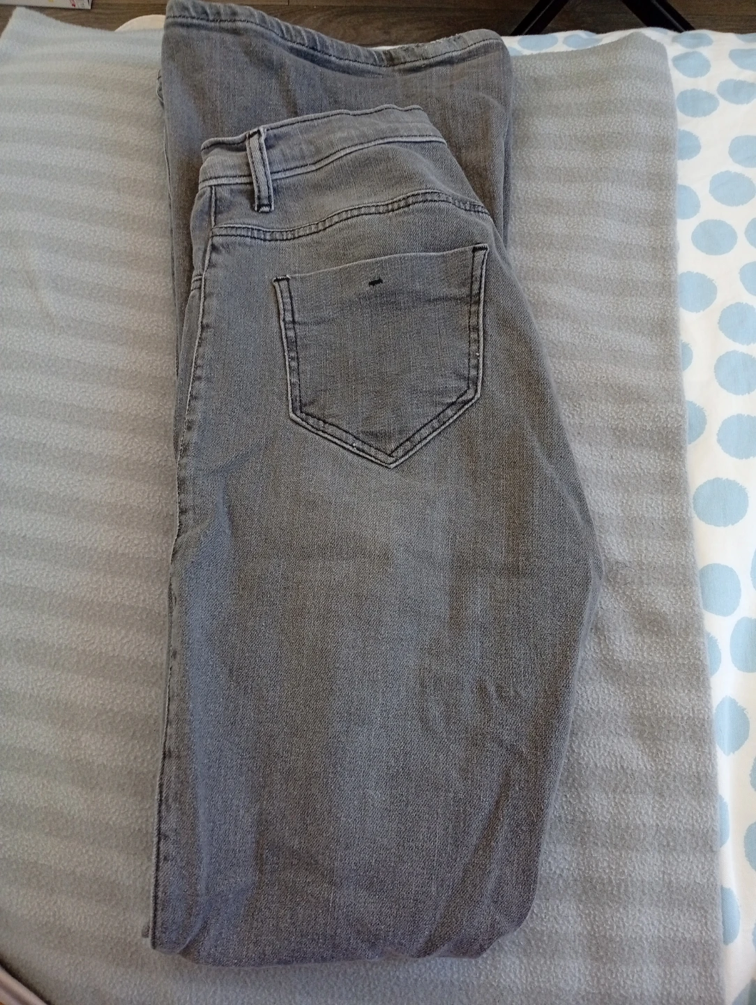 Grey Bell Bottom Jeans - photo 2