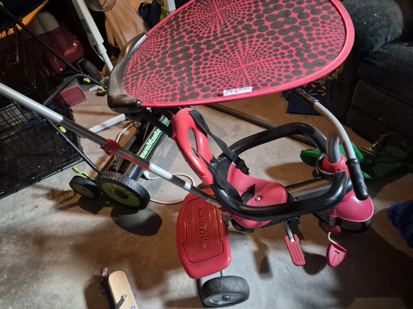 Smartrike Red Tricycle with Canopy