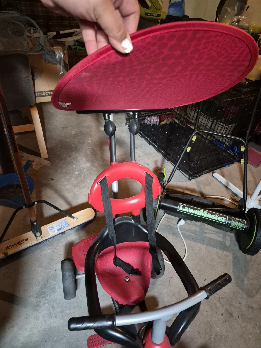 Smartrike Red Tricycle with Canopy - photo 2