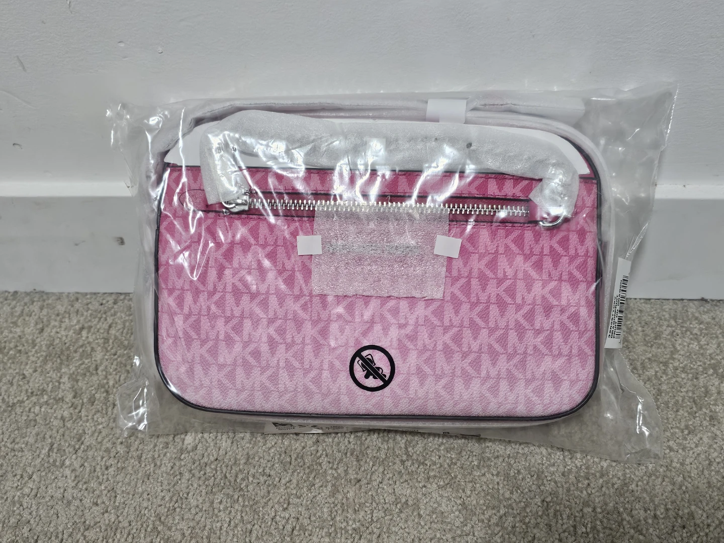 BNWT Michael Kors Pink "MK" Monogram Bag - PRICE FIRM