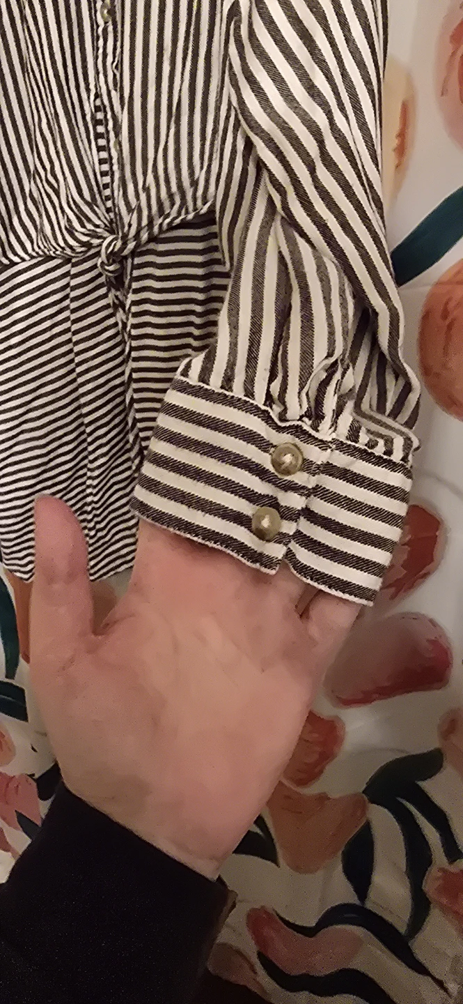 George striped button-up shirt - photo 4