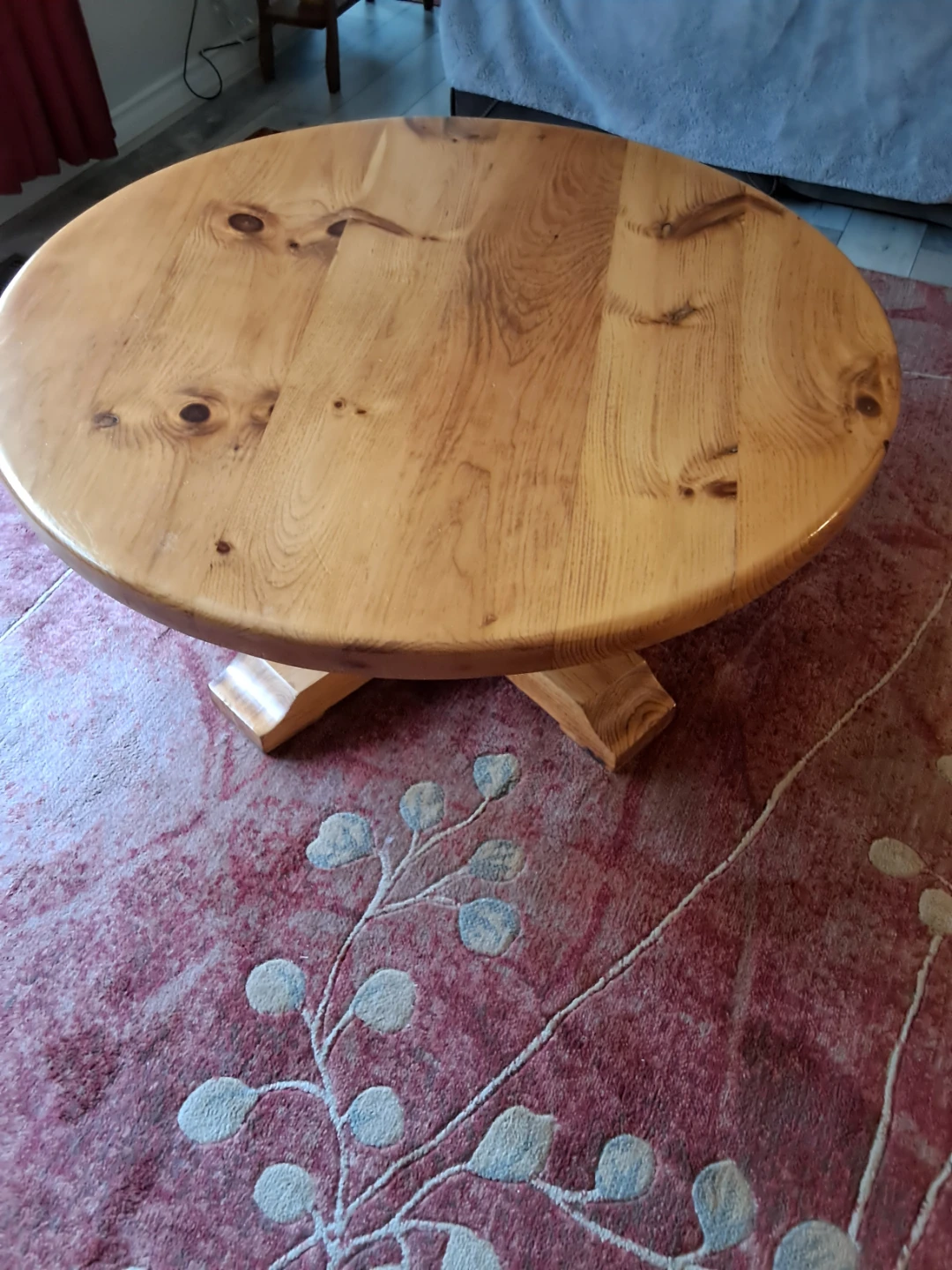 Wooden Round Coffee Table