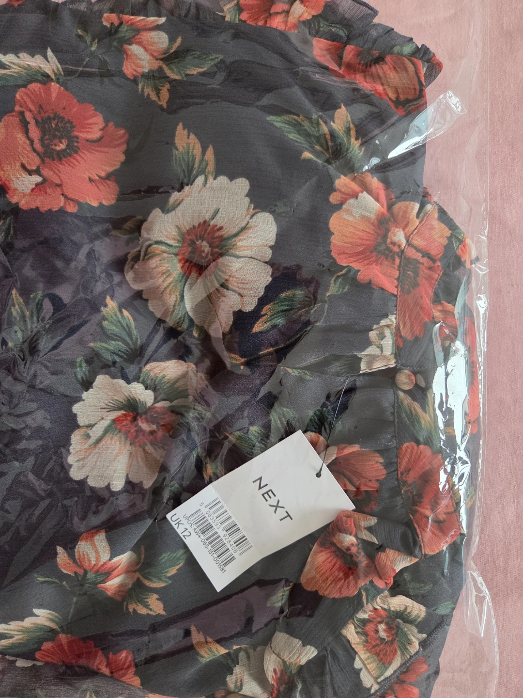 New NEXT Floral Tiered Midi Dress - photo 2