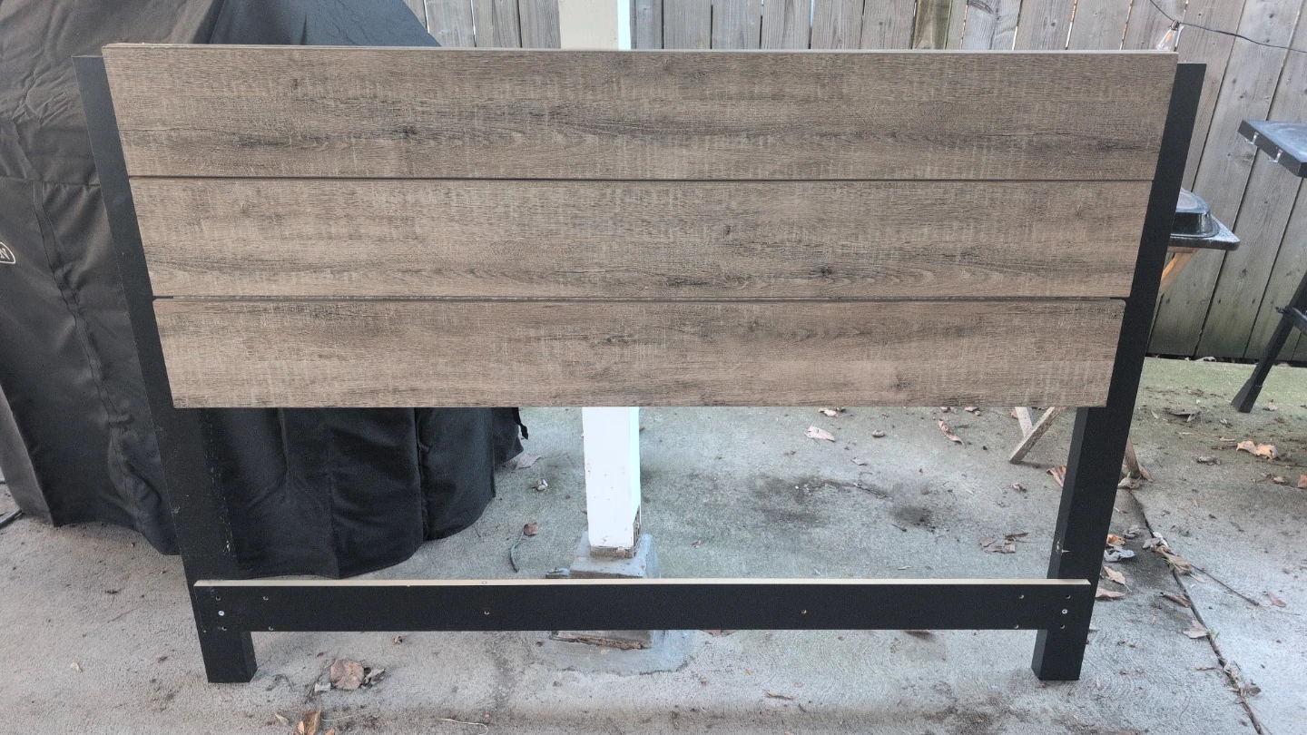 Wood Plank Style Headboard