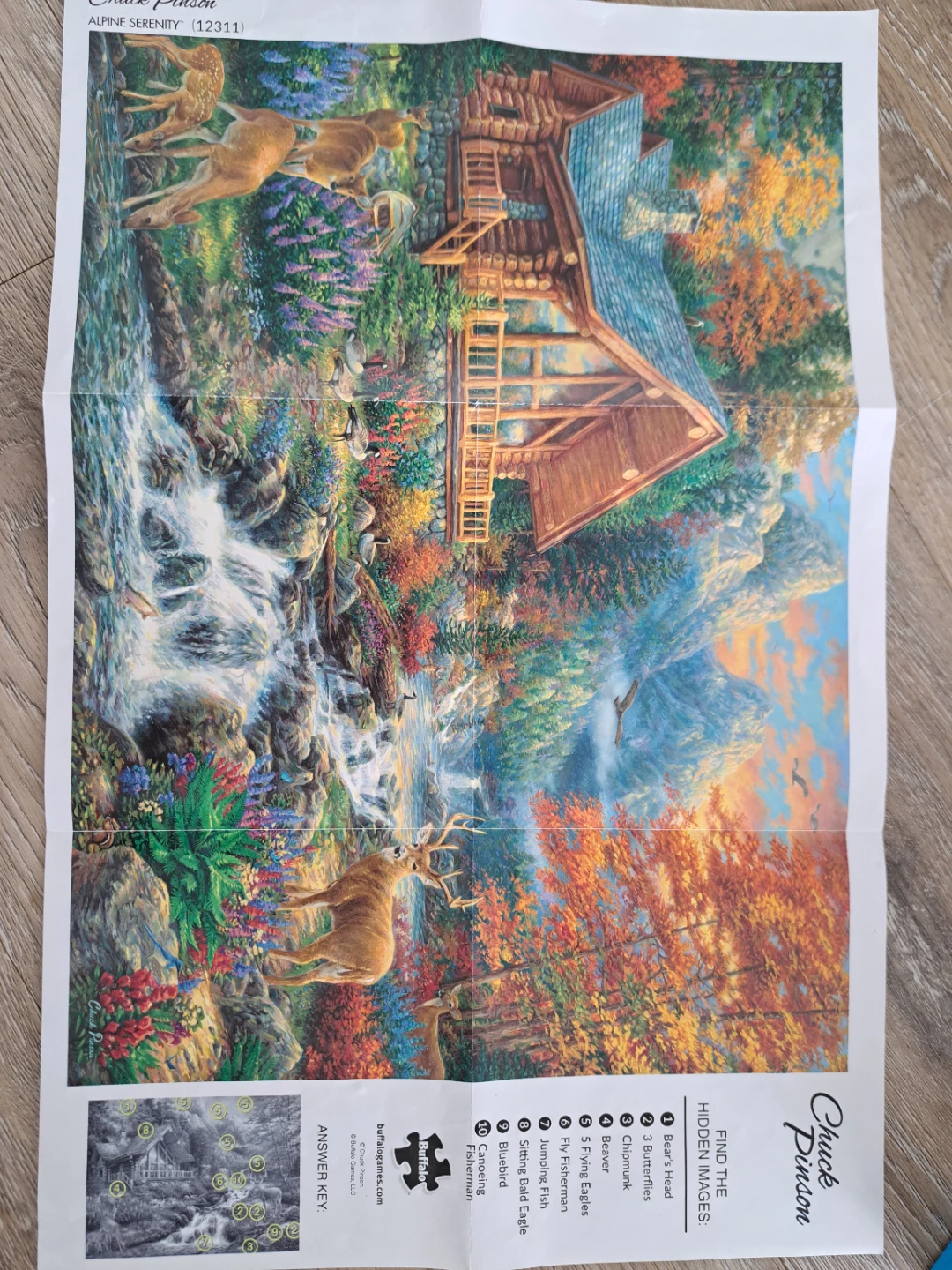 Chuck Pinson Alpine Serenity 1000 Piece Jigsaw Puzzle - photo 4