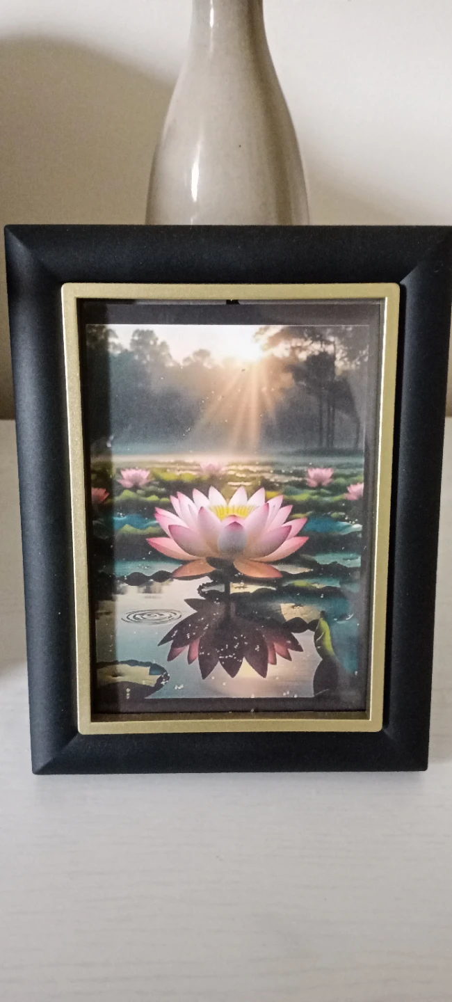 Lotus Flower Picture Frame
