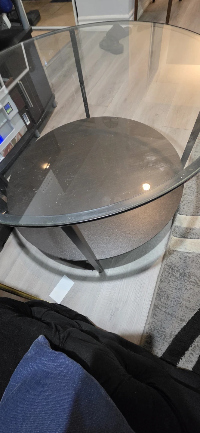 Glass Top Coffee Table - photo 2