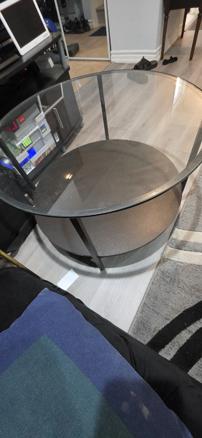 Glass Top Coffee Table - photo 3