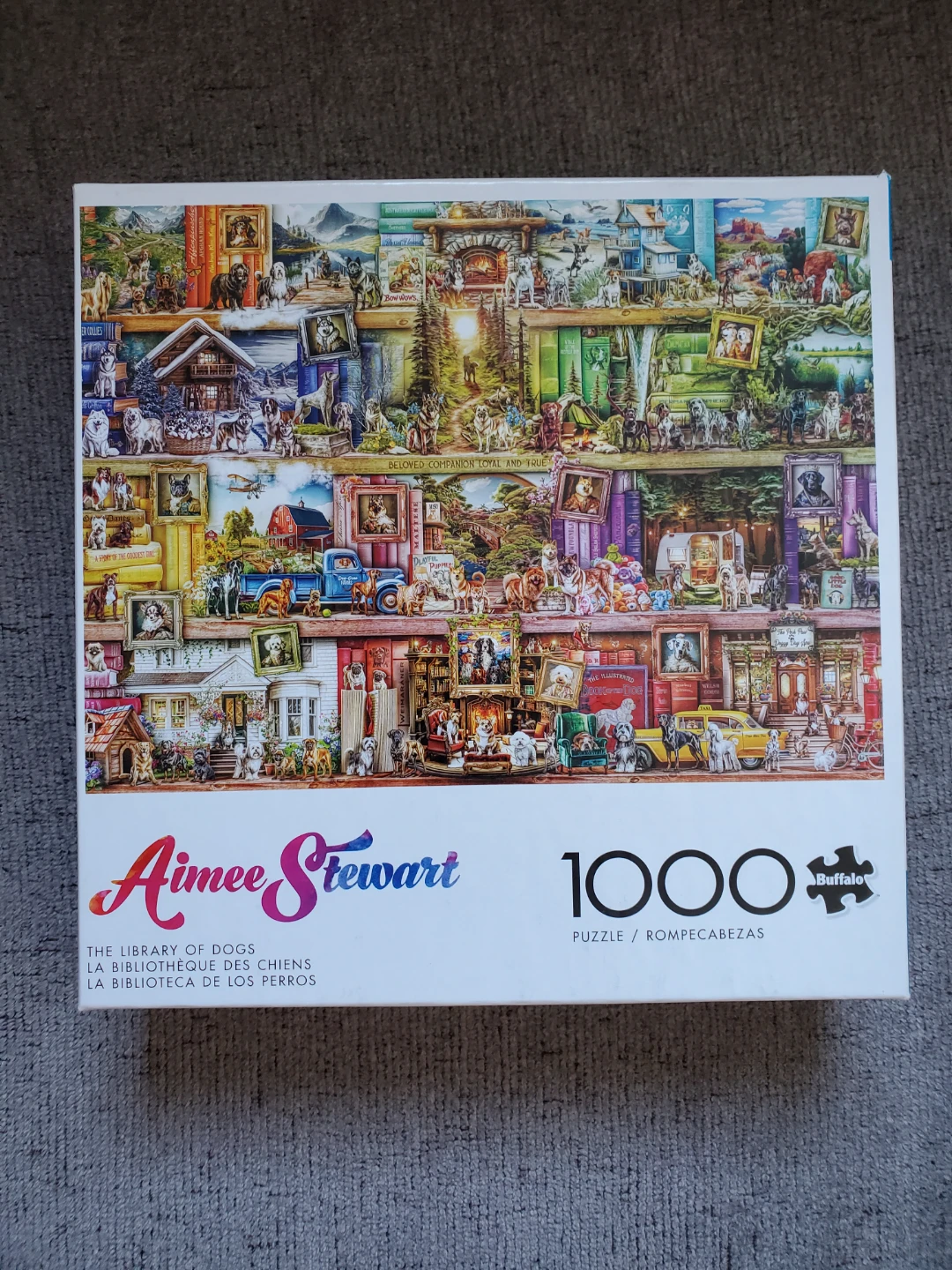 The Library of Dogs 1000 Piece Puzzle