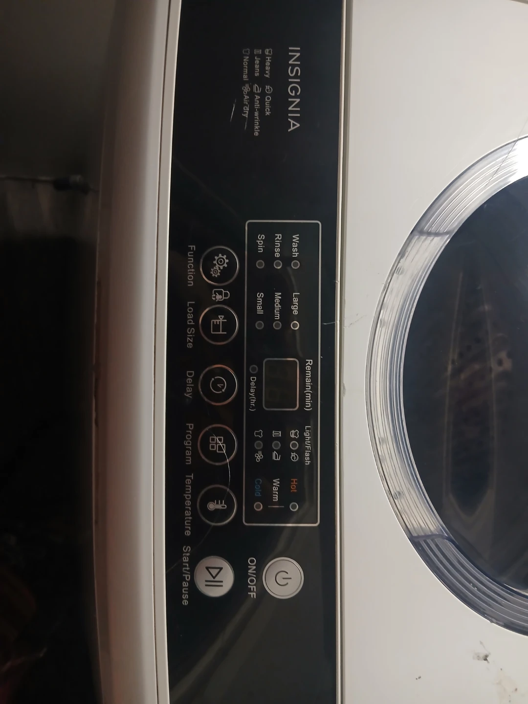 Insignia Washing Machine apt size - photo 5