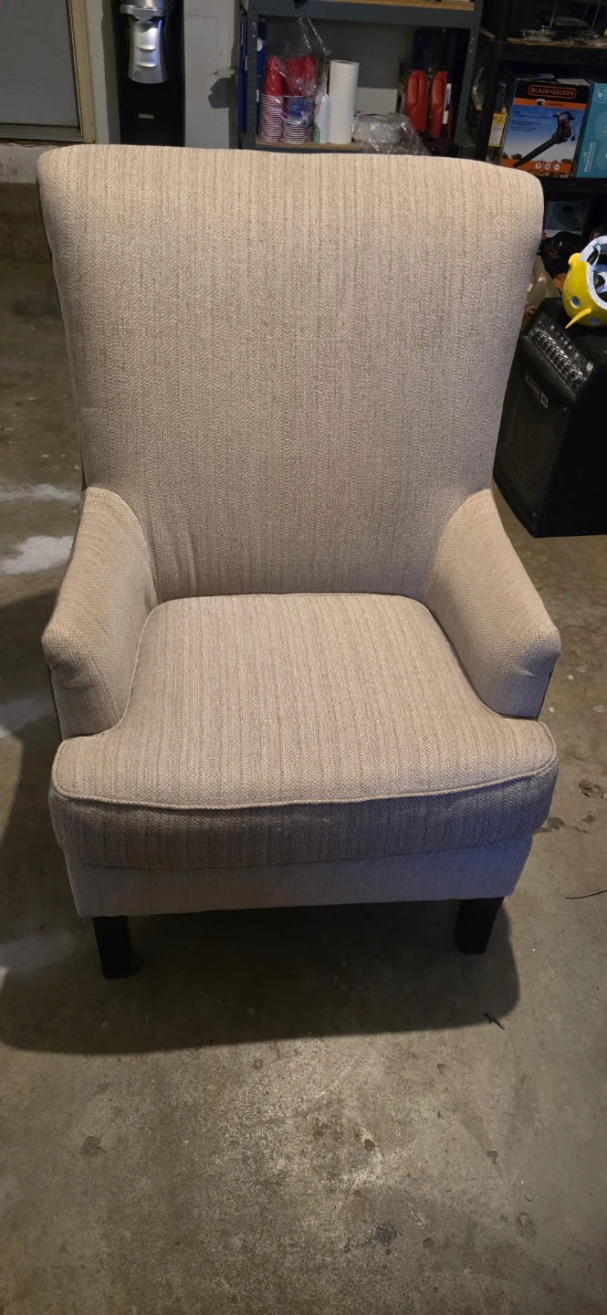 Ashley Dual Fabric Wingeback Chair