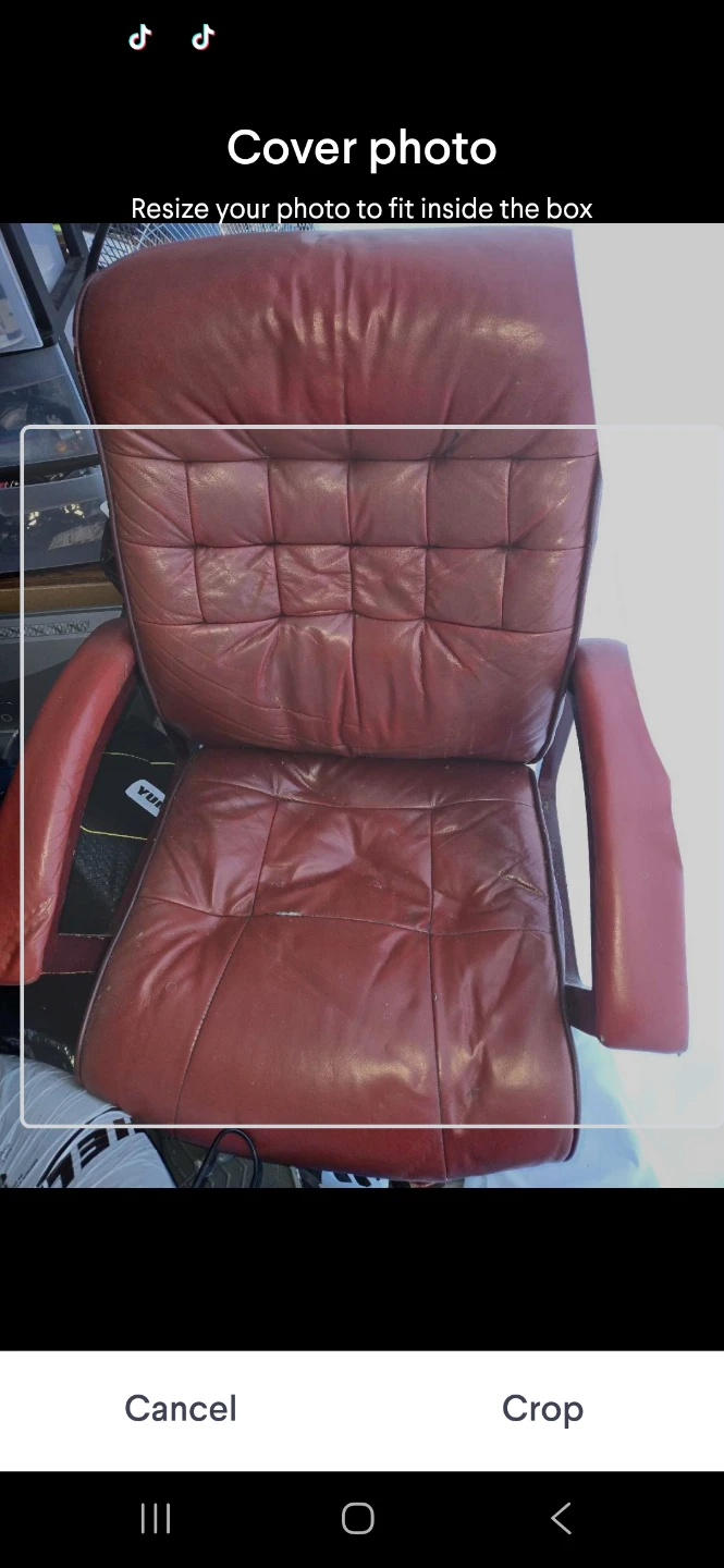 Red Leather Office Chair