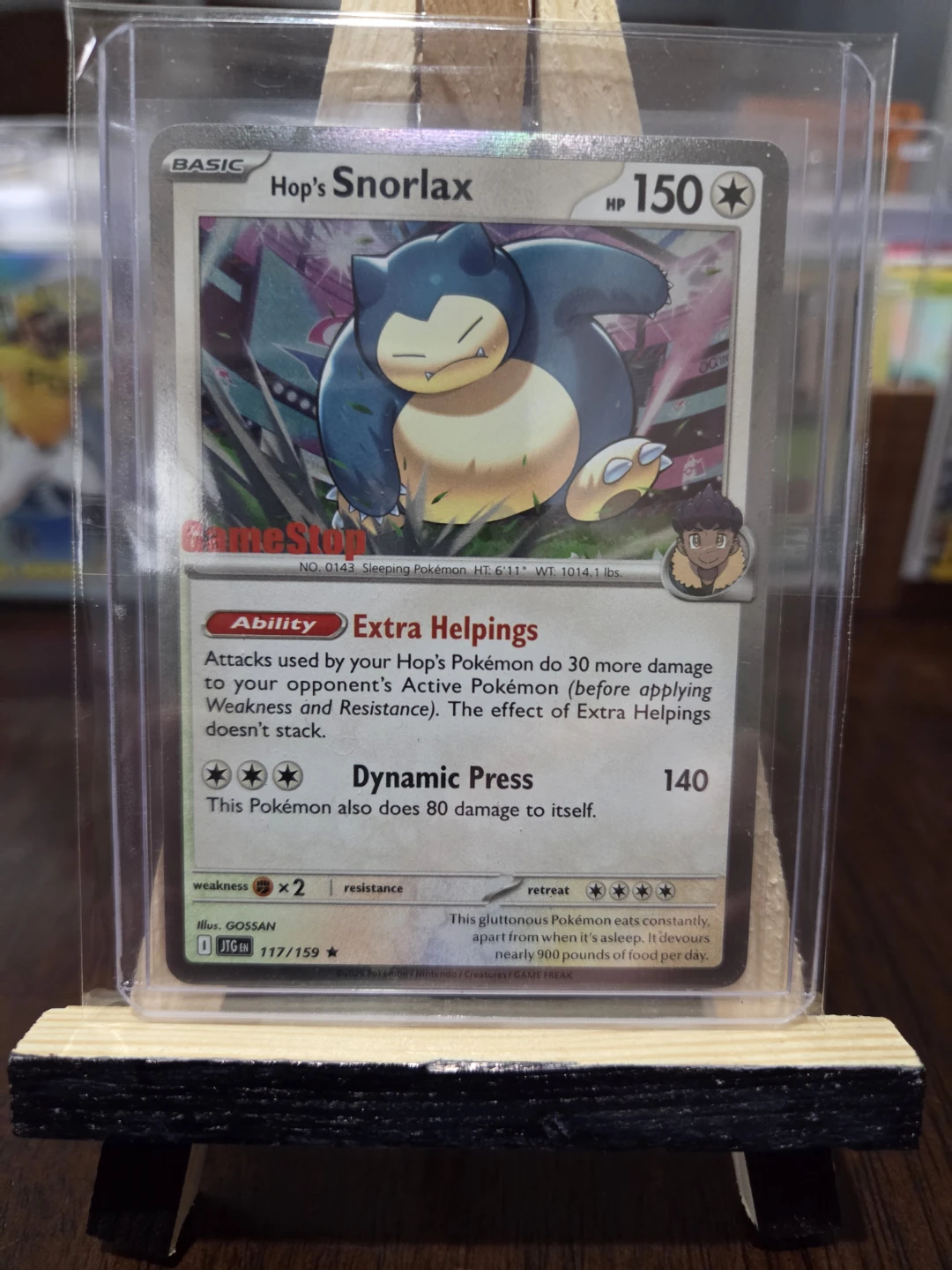 HOP'S SNORLAX [GAMESTOP] 117/159