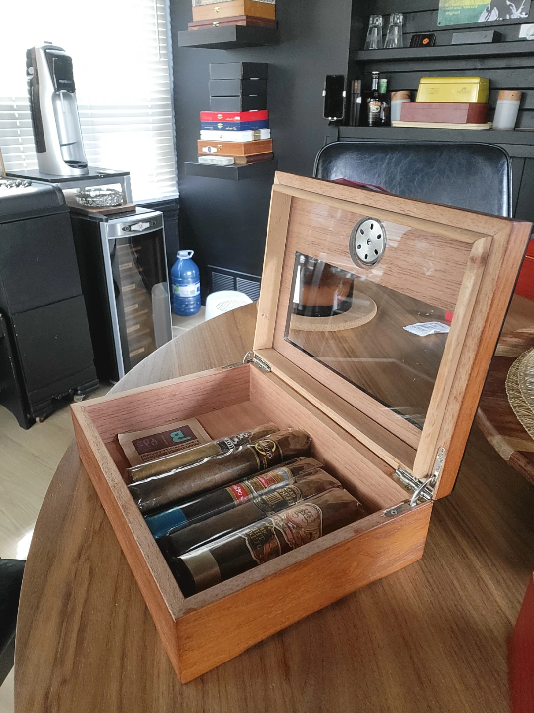 Wooden Humidor with Hygrometer - photo 3