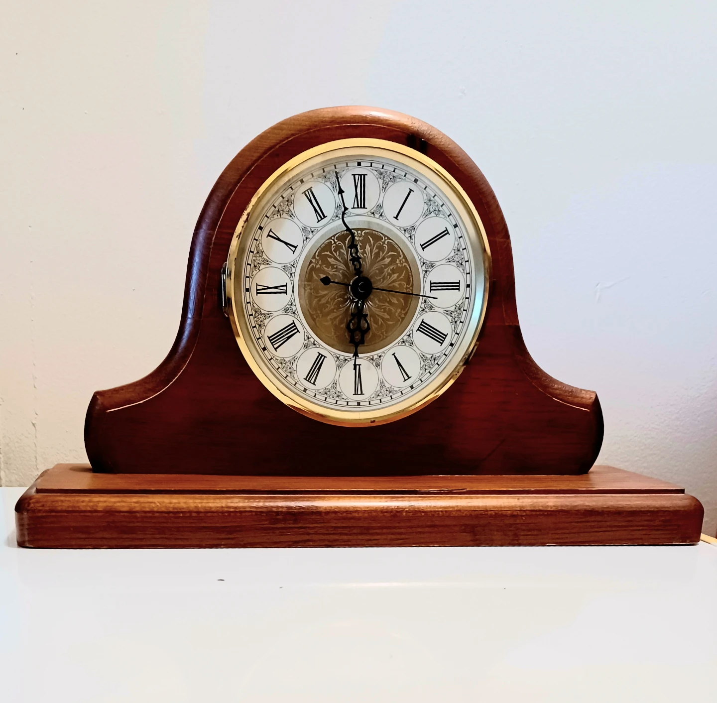 Large Tambour Mantel Clock