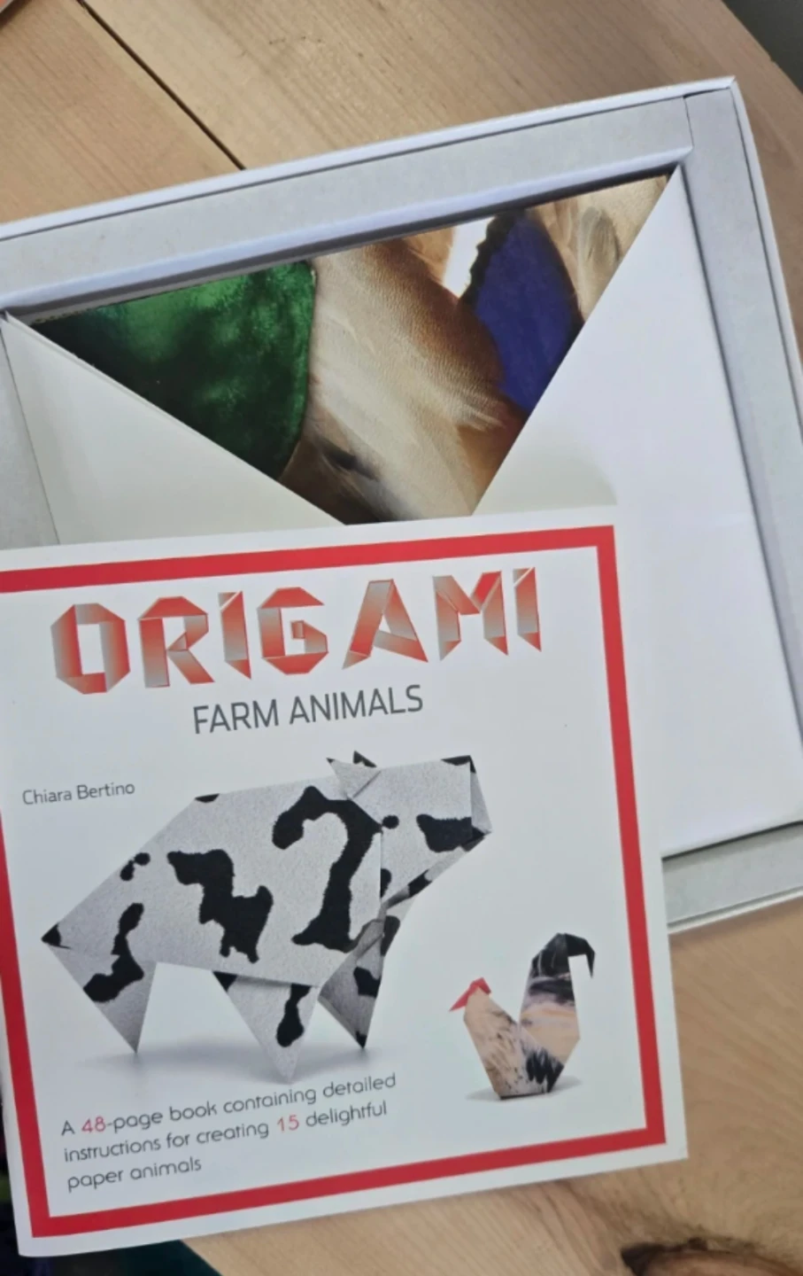 Two Origami Books with Paper included📚 - photo 2