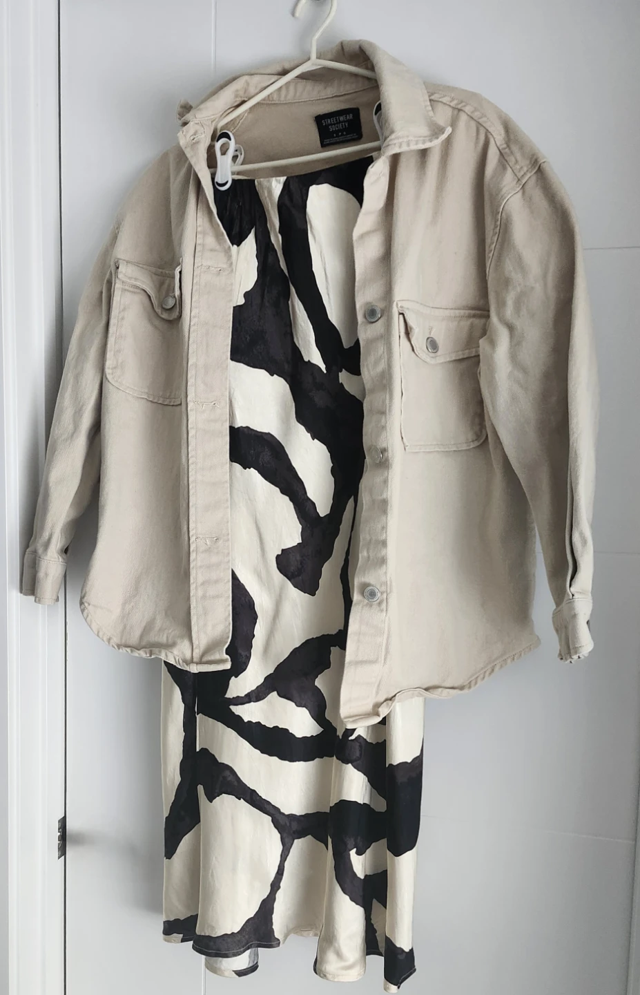 Abstract Print Midi Skirt, size small